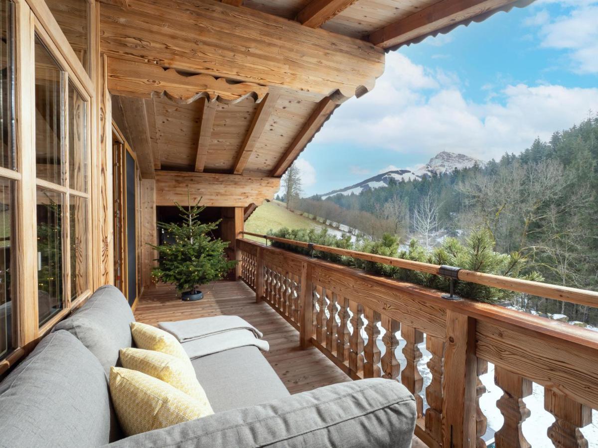 Luxusappartement Alpenliebe Oberndorf in Tirol Bagian luar foto