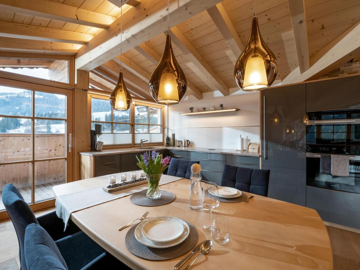 Luxusappartement Alpenliebe Oberndorf in Tirol Bagian luar foto