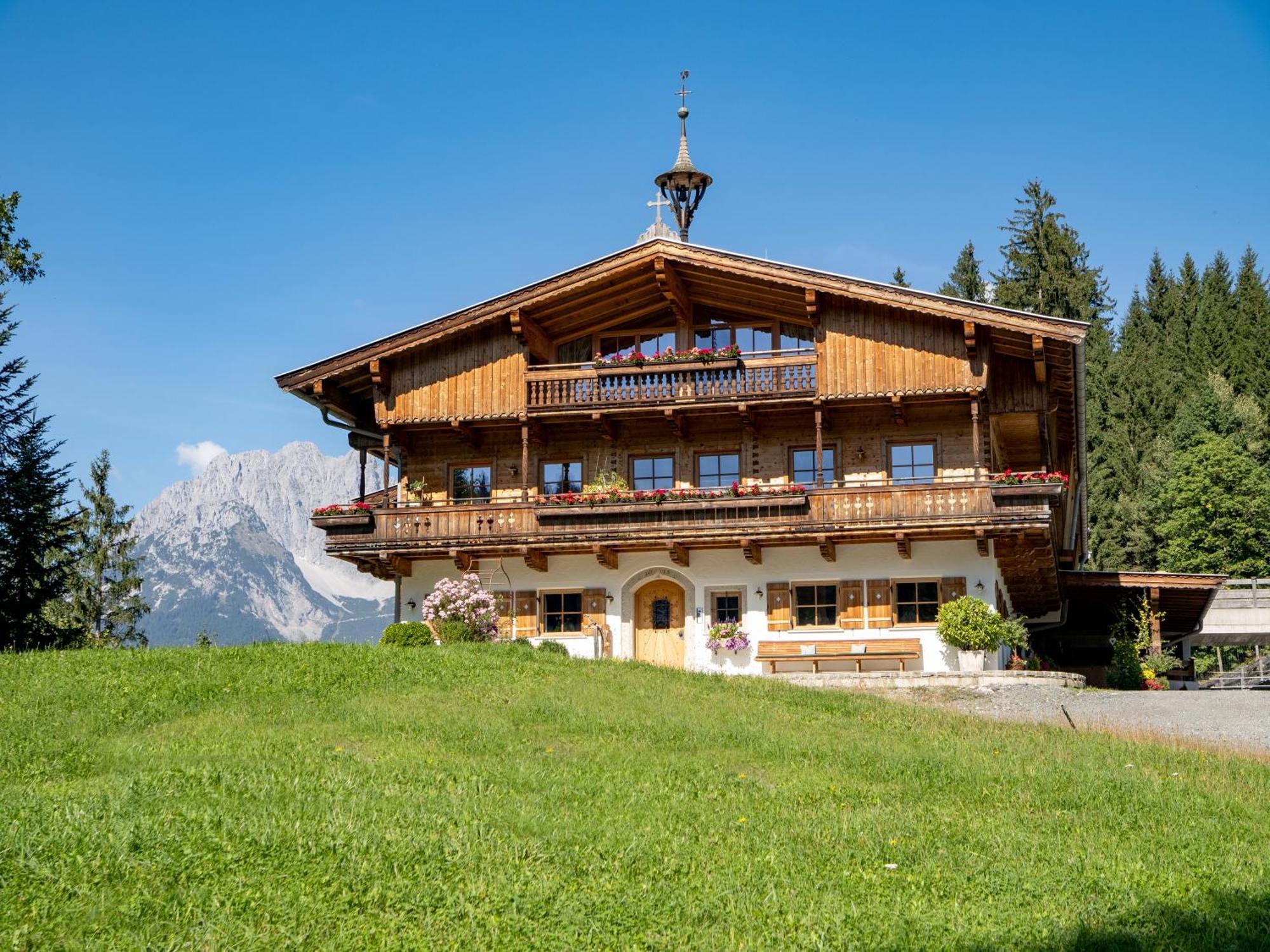 Luxusappartement Alpenliebe Oberndorf in Tirol Bagian luar foto
