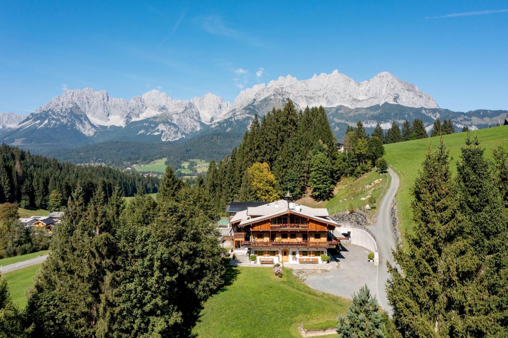 Luxusappartement Alpenliebe Oberndorf in Tirol Bagian luar foto